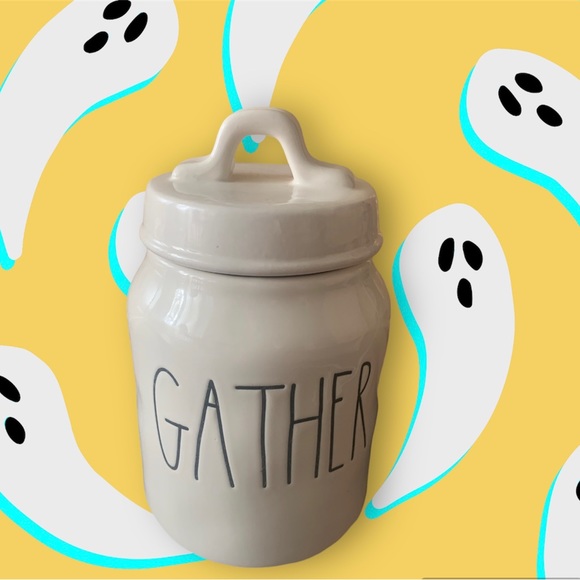 Rae Dunn Kitchen Rae Dunn Canister Halloween Baby Boo In One Side
